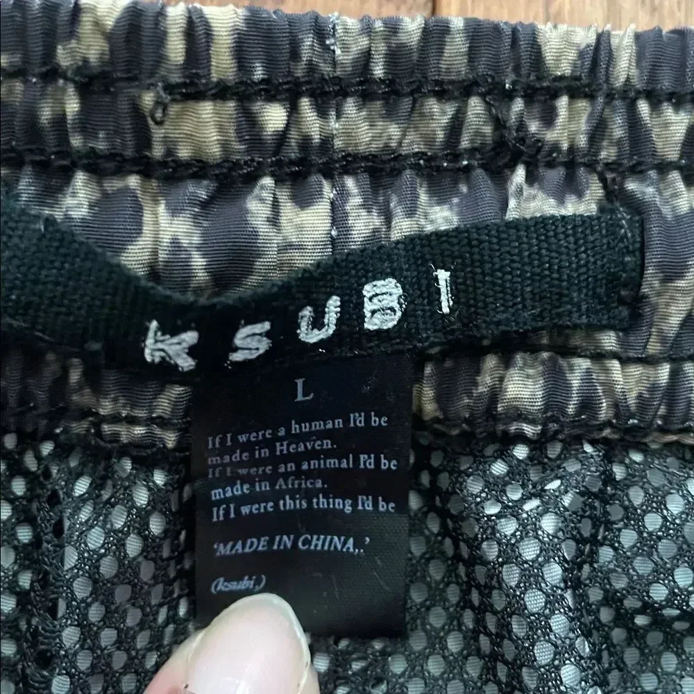 Ksubi Cheetah Print Swim Trunks Shorts Men’s Sz Large
